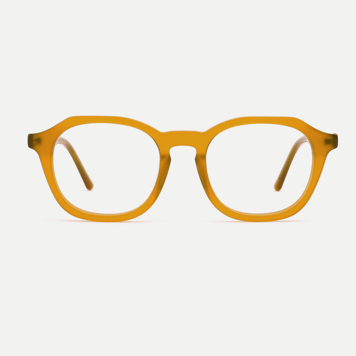 Elodie honey amber acetate eyeglasses, front view