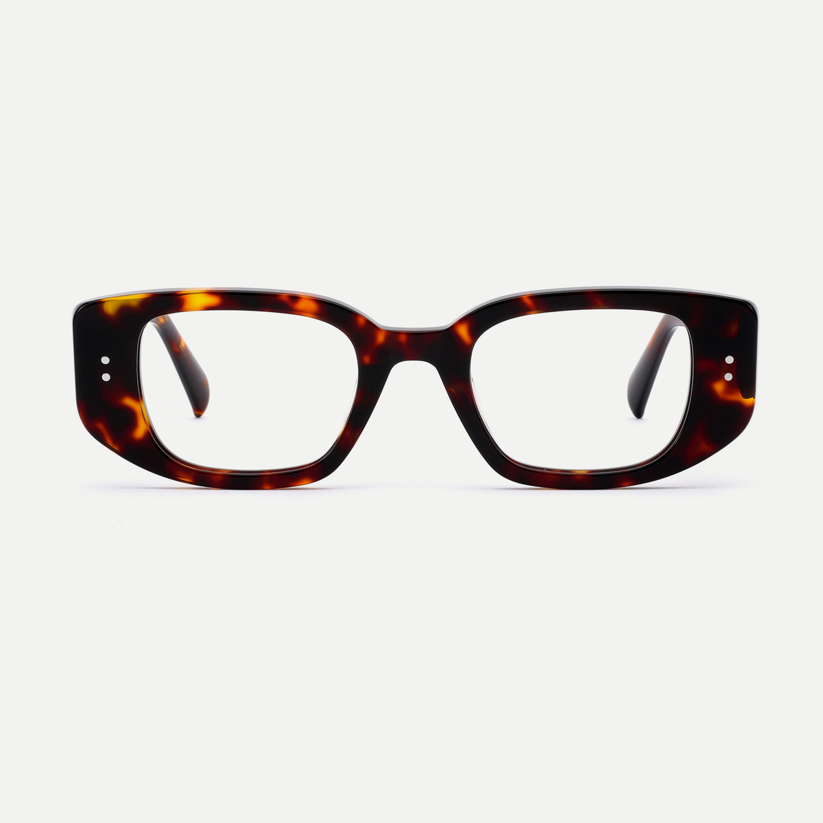 Maeve tortoise acetate eyeglasses, front view