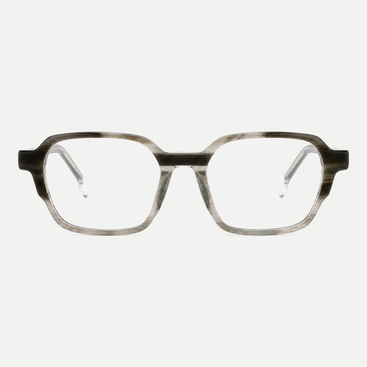 Margot taupe tortoise acetate eyeglasses, front view