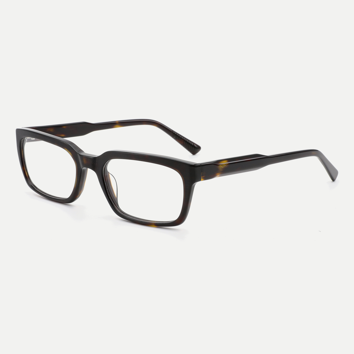 Isabel dark tortoise acetate eyeglasses, angled view