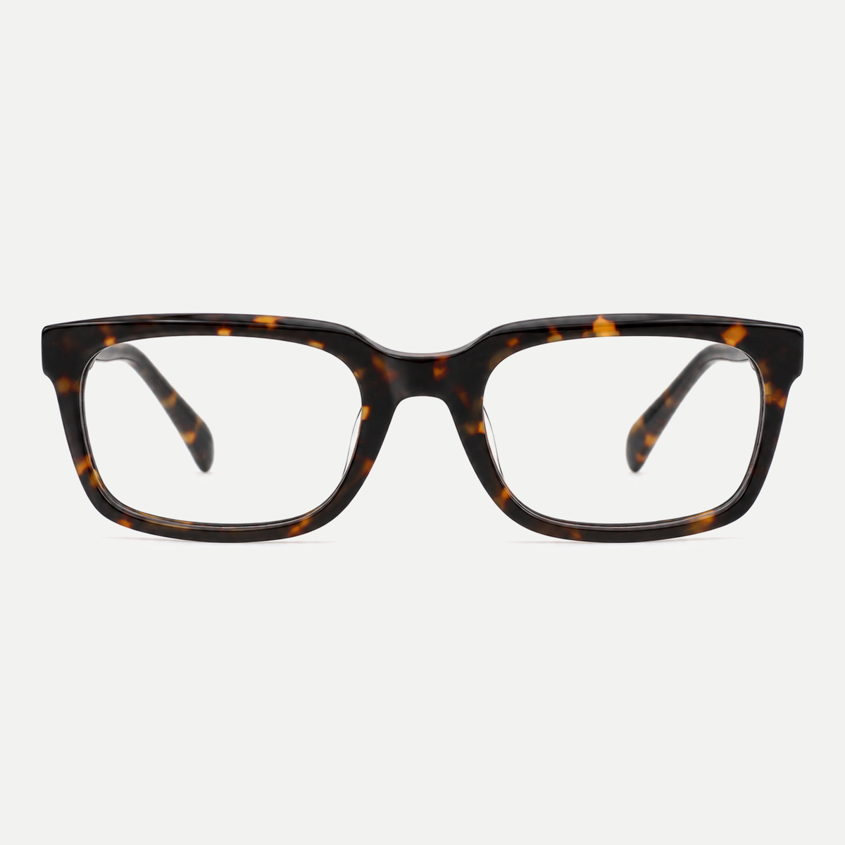 Cecily dark tortoise eyeglasses, front view