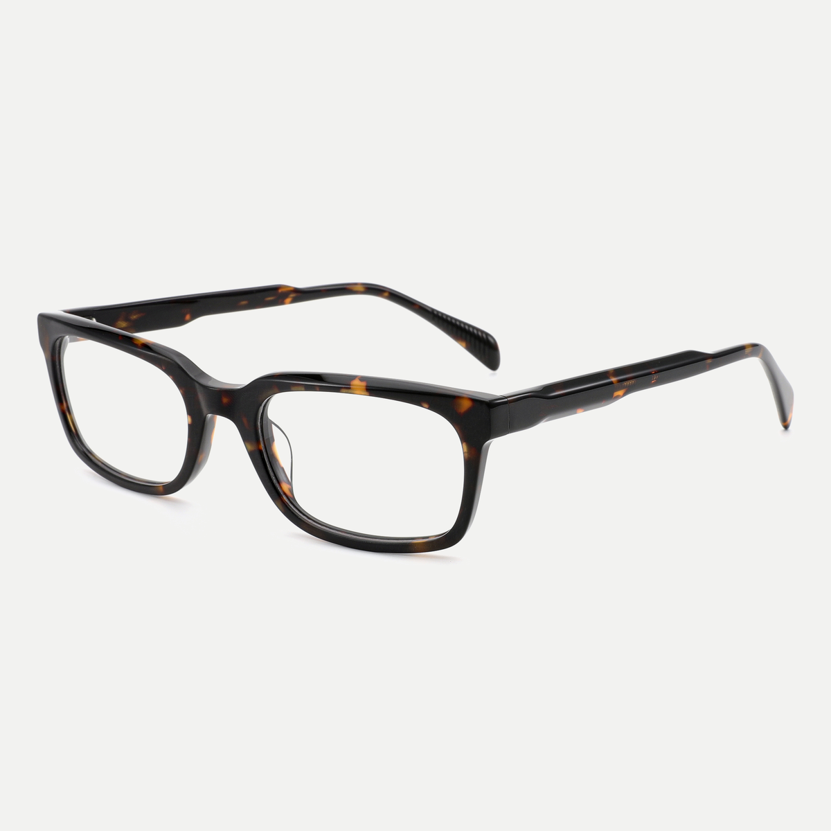 Cecily dark tortoise eyeglasses, 45-degree view