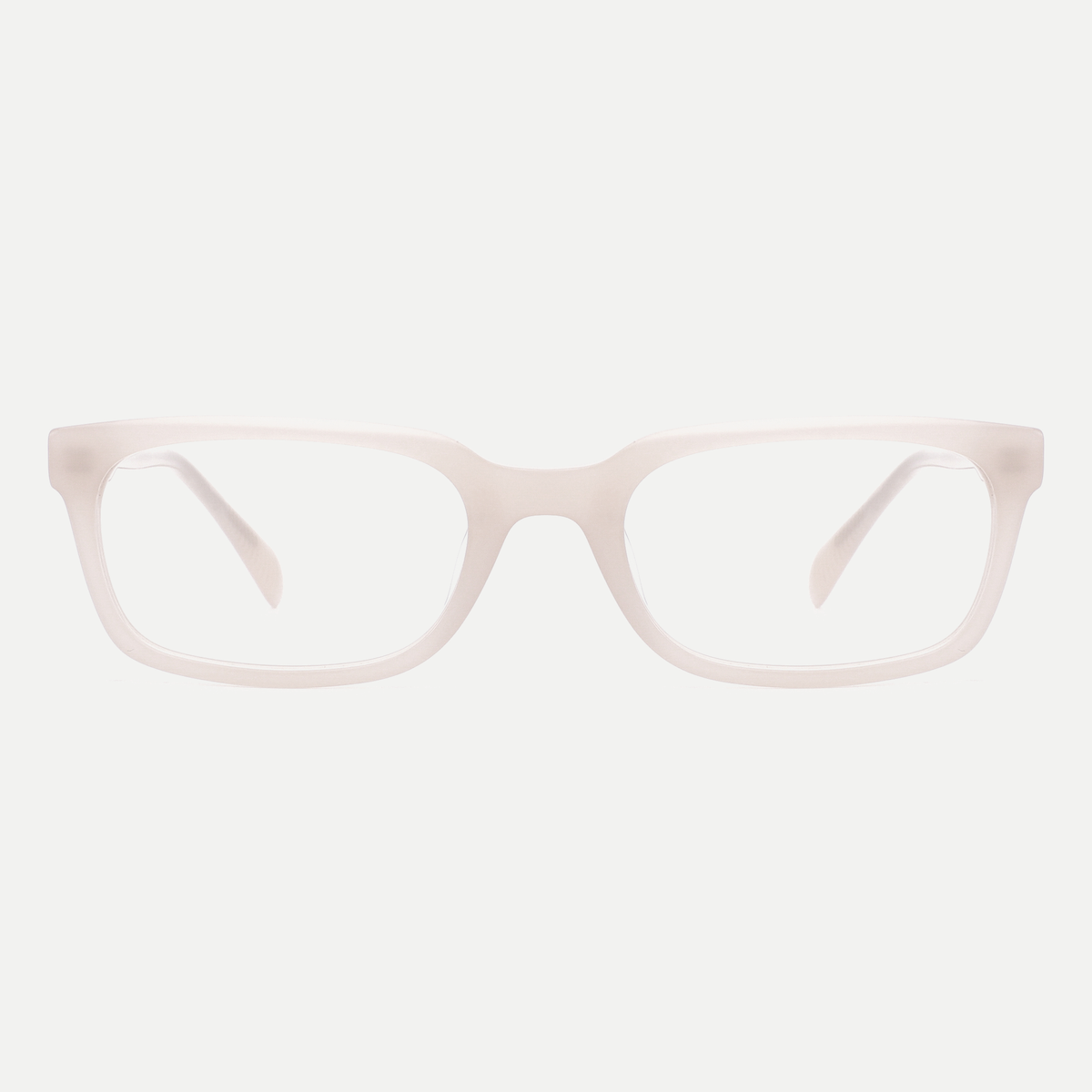 Cecily blush eyeglasses, front view