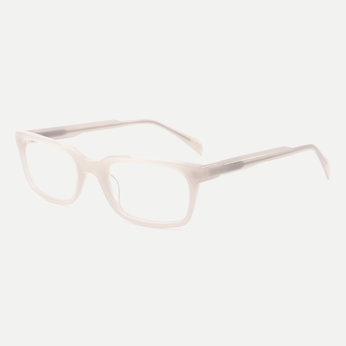 Cecily blush eyeglasses, 45-degree view