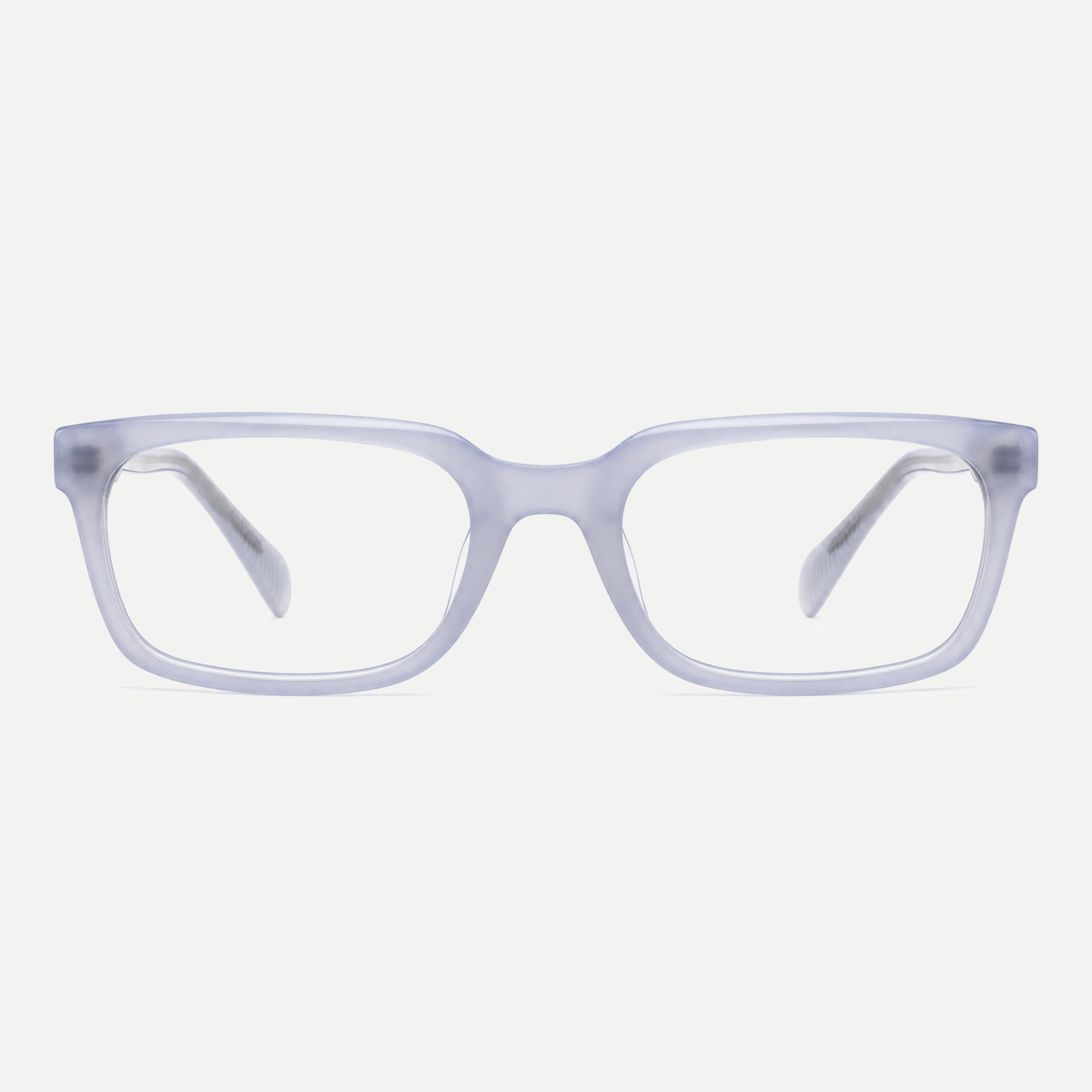 Cecily crystal lavender eyeglasses, front view
