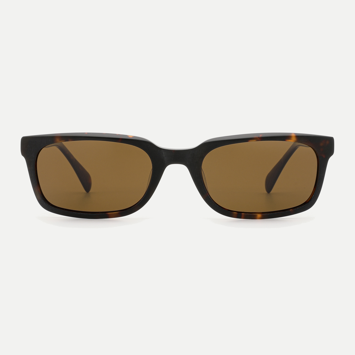 Seren dark tortoise / brown sunglasses, front view