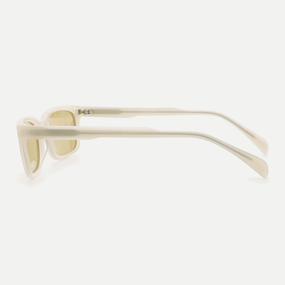 Seren ivory / yellow sunglasses, 90-degree side view
