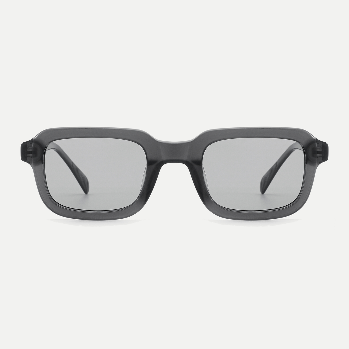 Wren crystal charcoal / light smoke sunglasses, front view