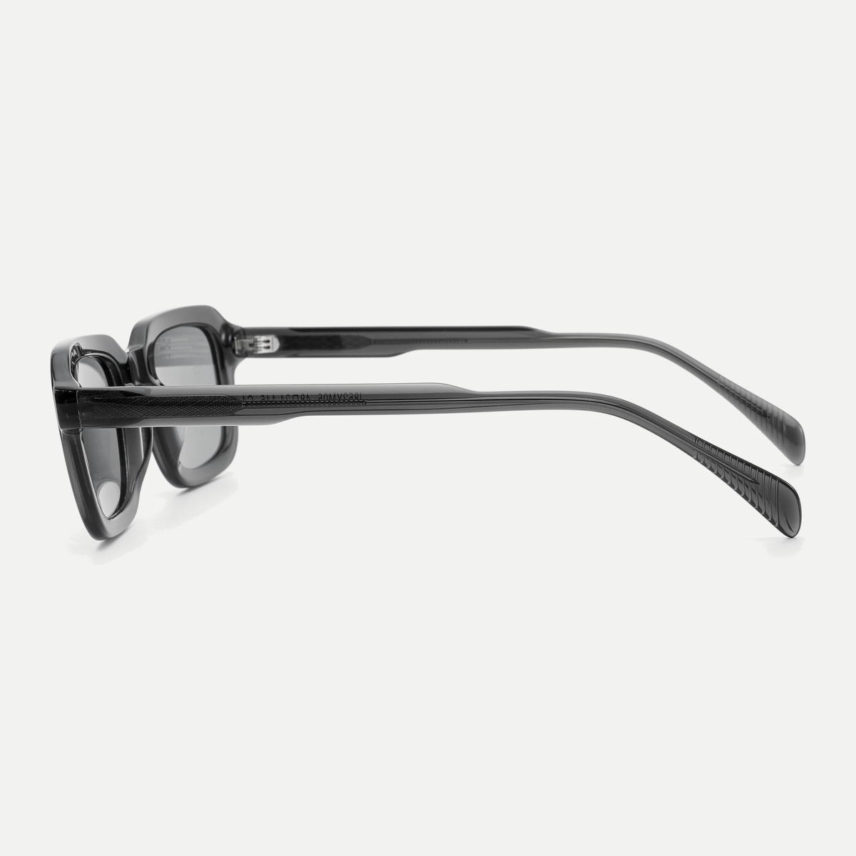 Wren crystal charcoal / light smoke sunglasses, 90-degree side view