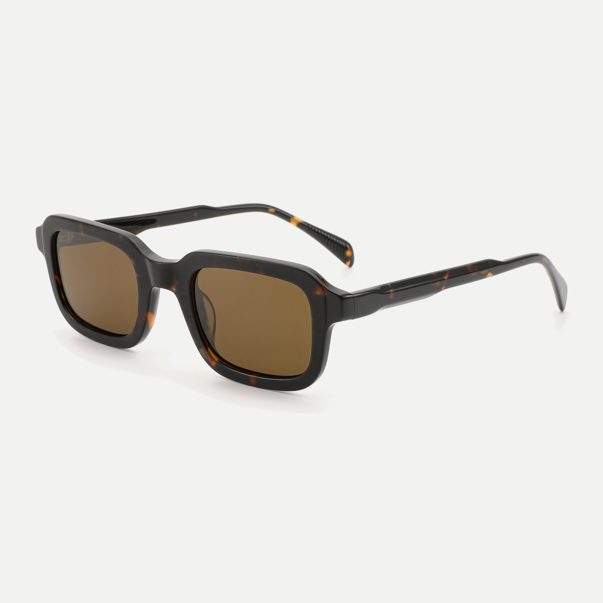 Wren dark tortoise / brown sunglasses, 45-degree view