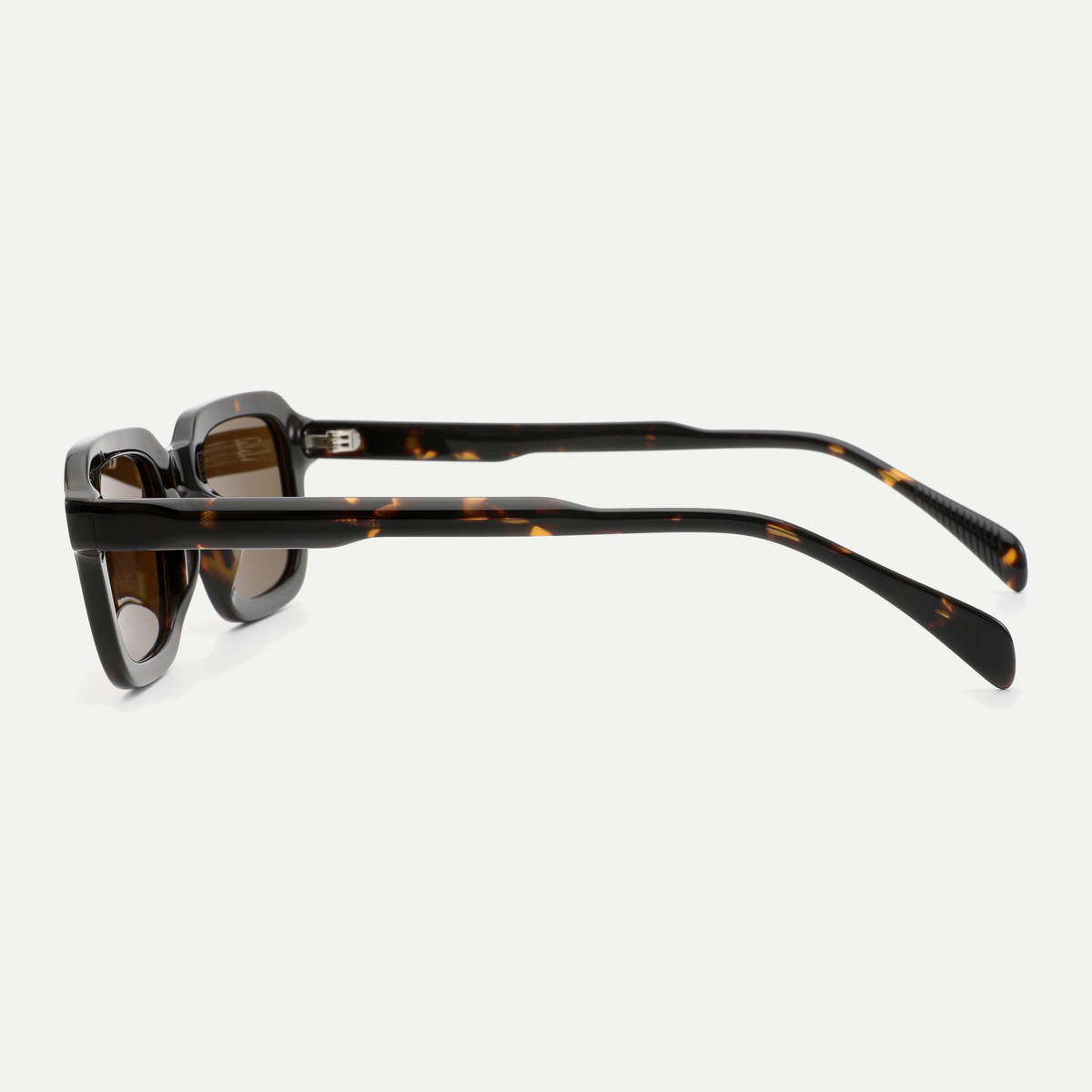 Wren dark tortoise / brown sunglasses, 90-degree side view