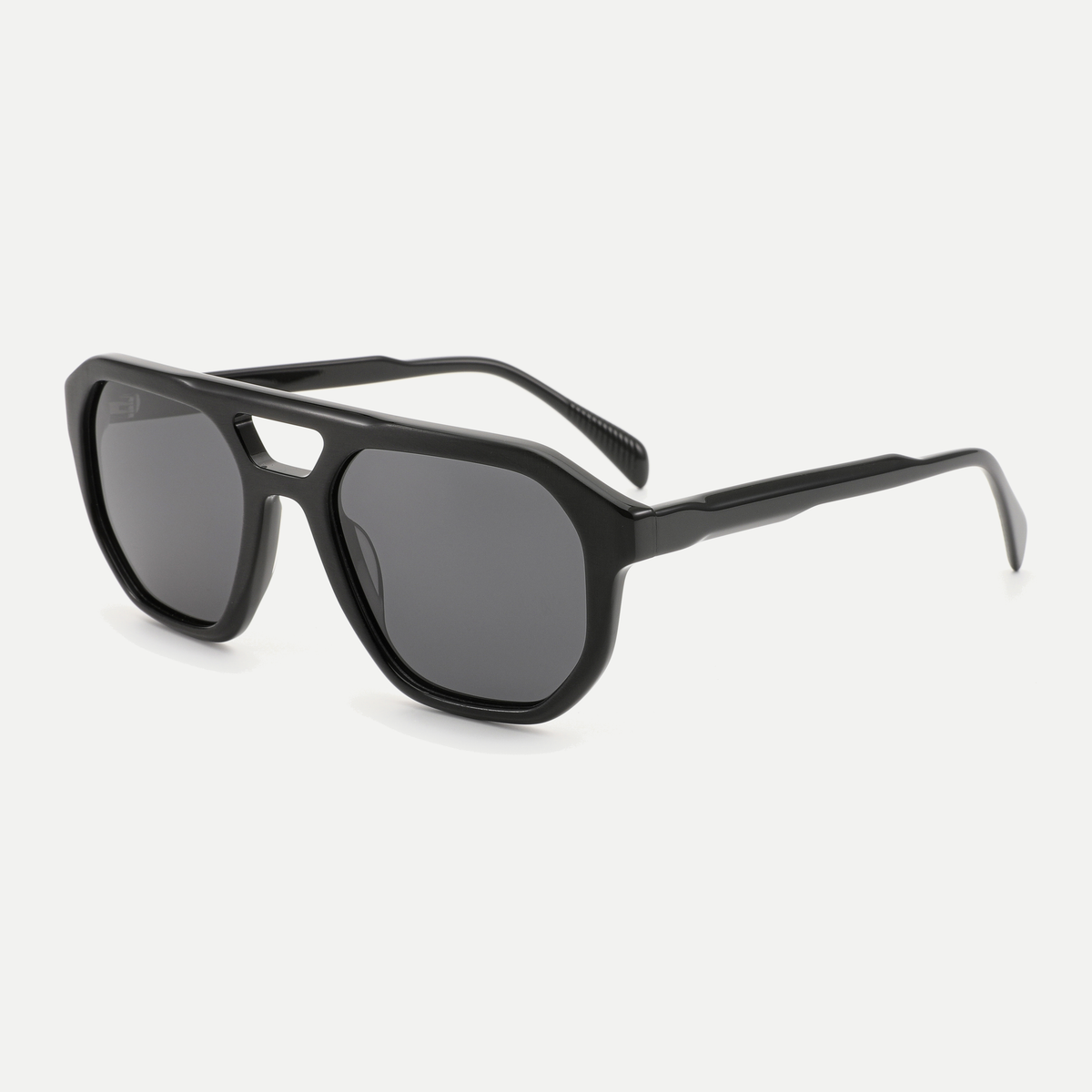 Morgan black / smoke sunglasses, 45-degree view
