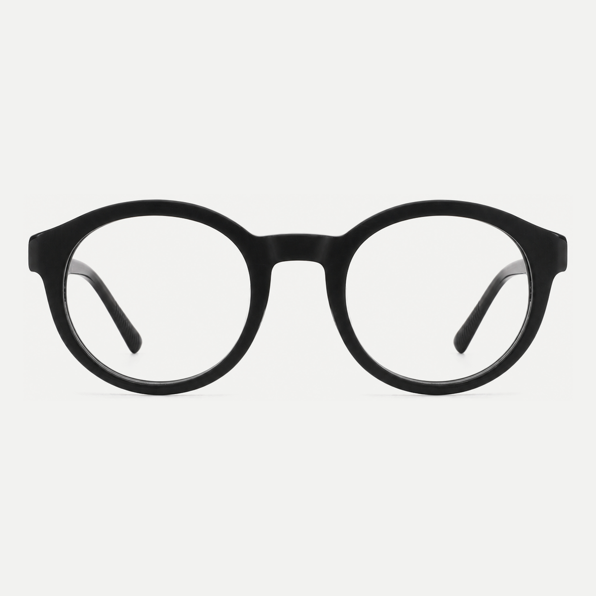 Rosalie black acetate eyeglasses, front view
