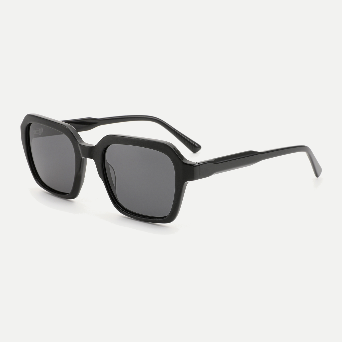Skye black / smoke sunglasses, 45-degree view