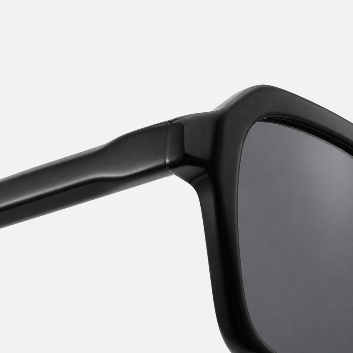 Skye black / smoke sunglasses, frame detail