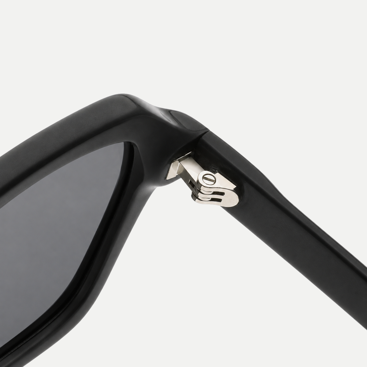 Skye black / smoke sunglasses, frame detail