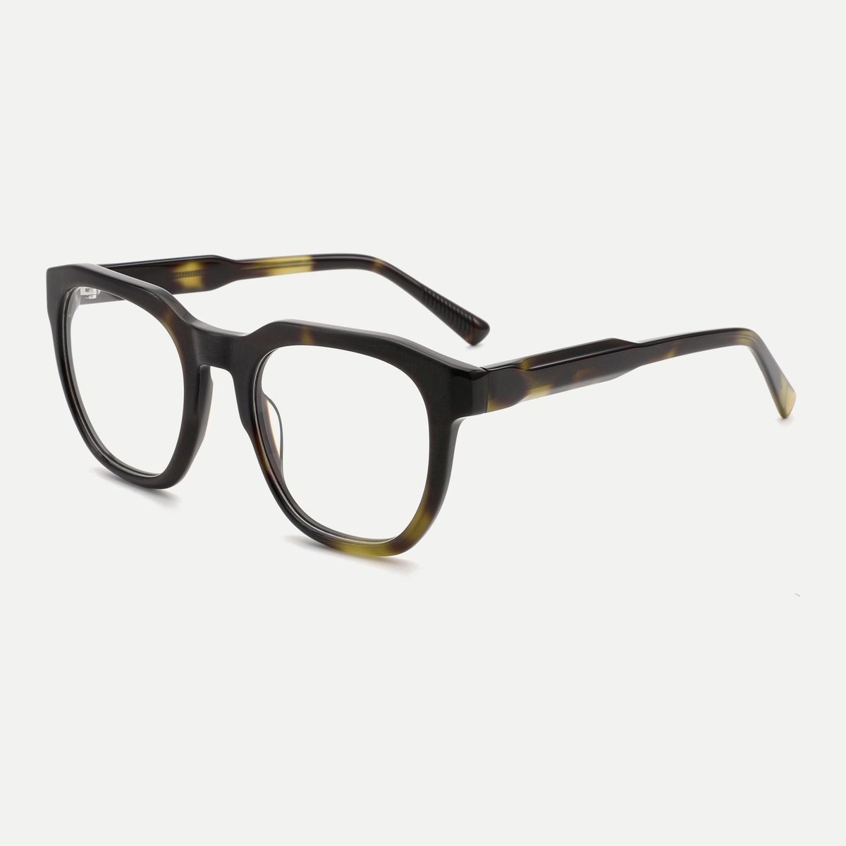 Juliette dark tortoise acetate eyeglasses, angled view