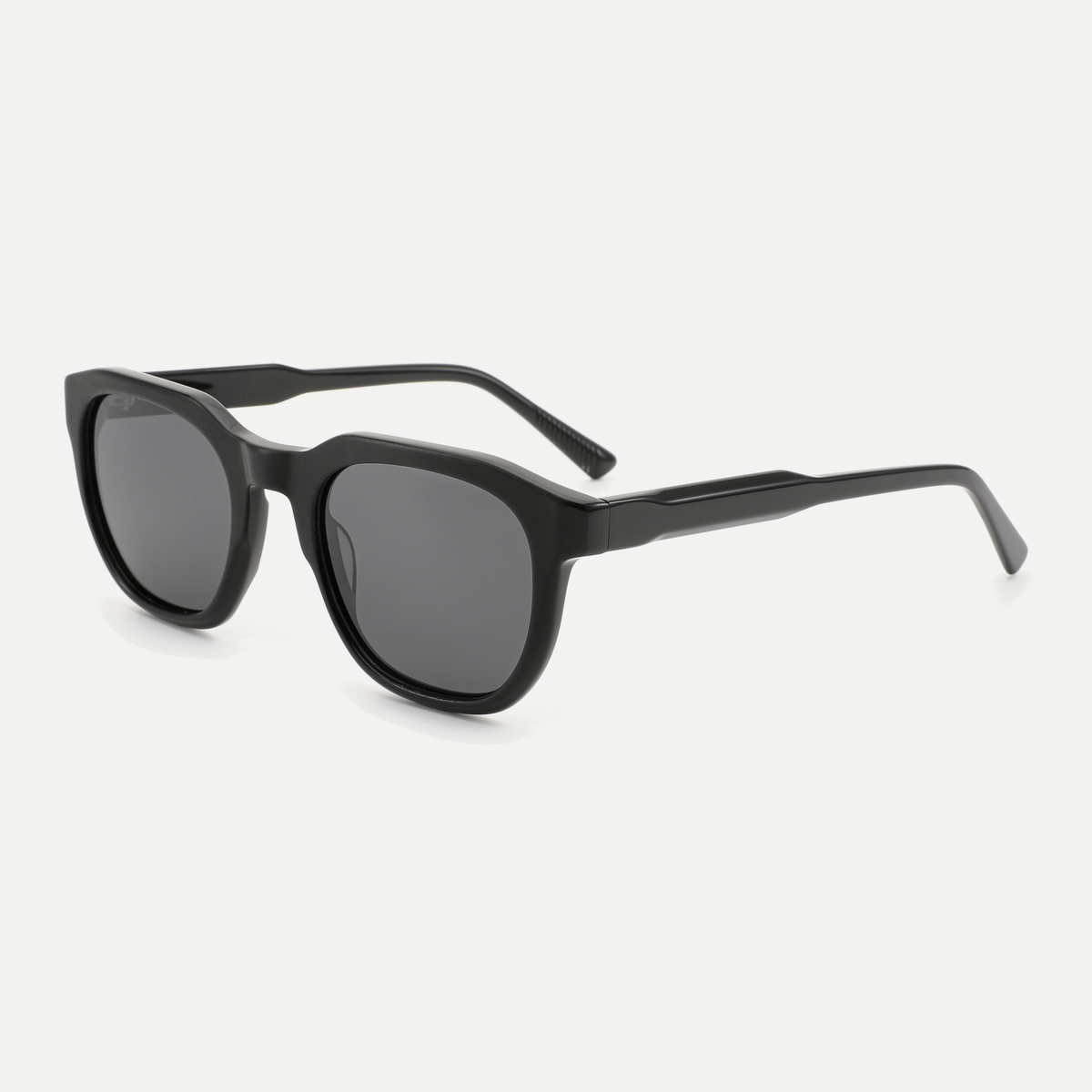 Aspen black / smoke sunglasses, 45-degree view