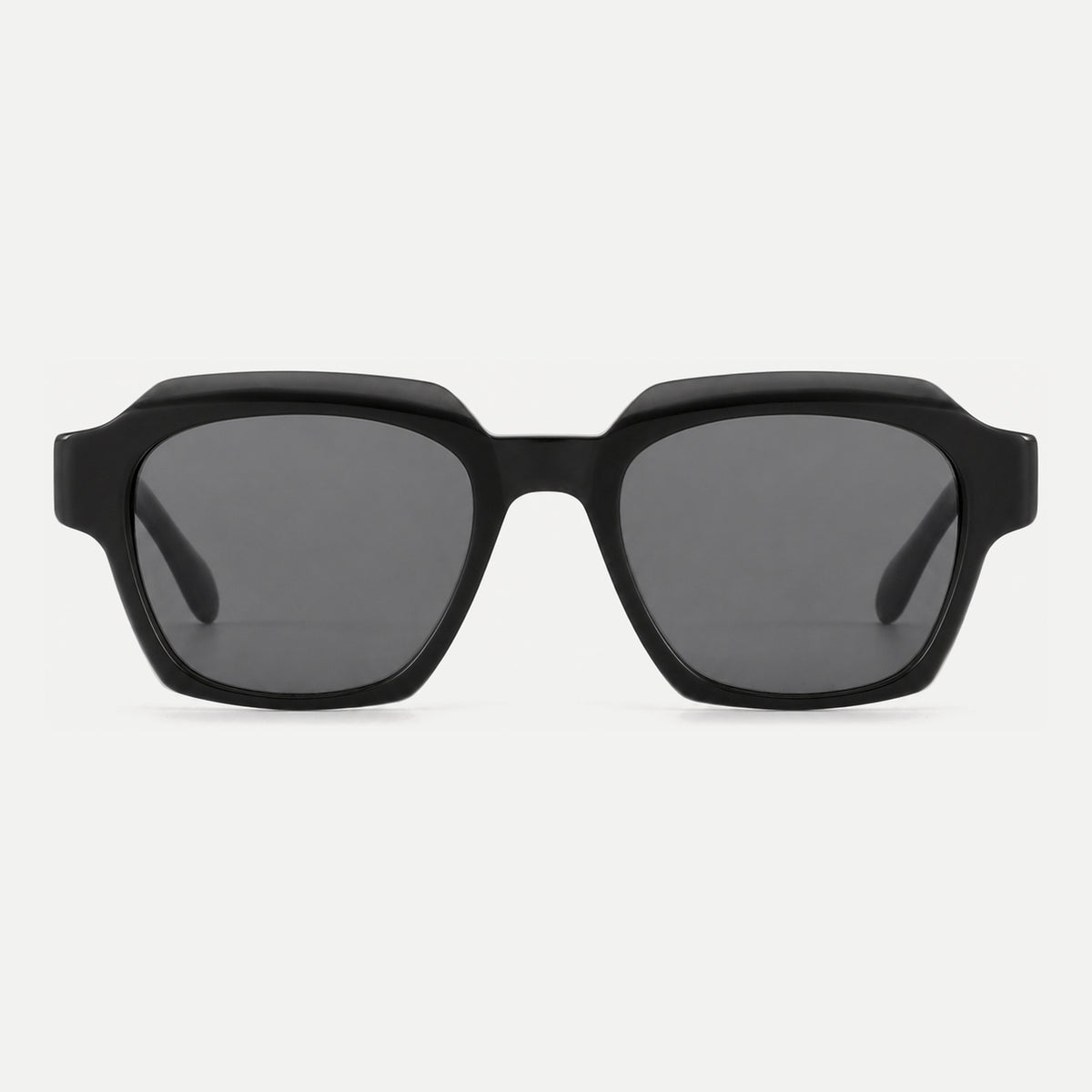 Monroe sunglasses - Black / Smoke - front view
