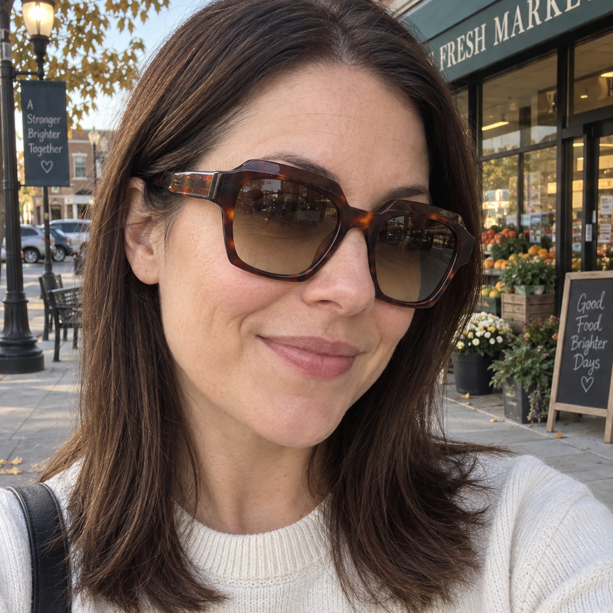 Monroe sunglasses - Dark Tortoise / Brown - UGC