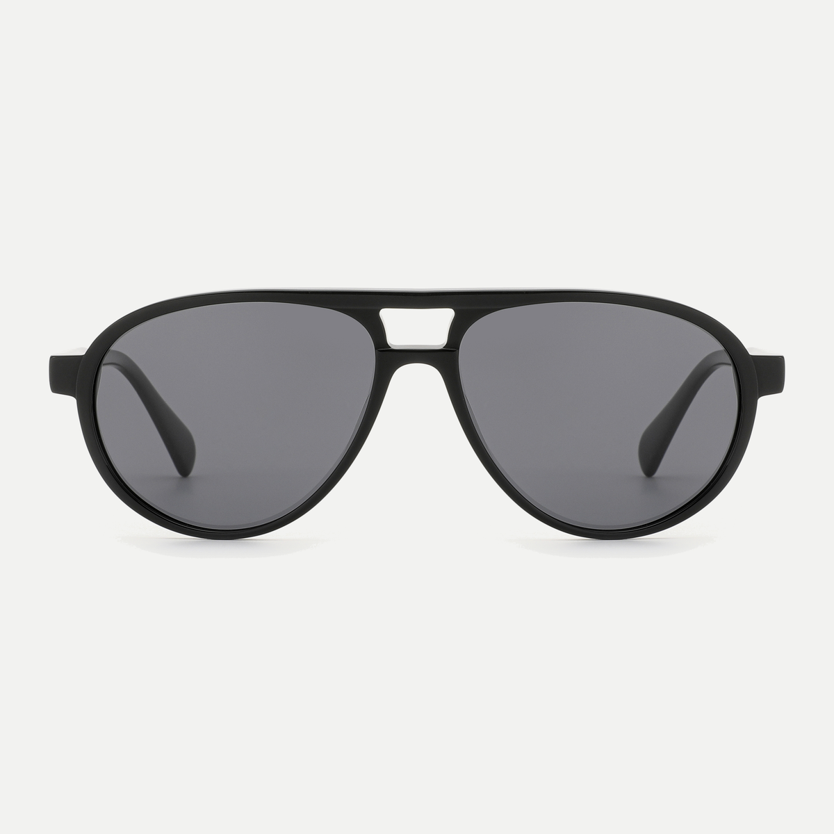 Quinn black / smoke sunglasses, front view