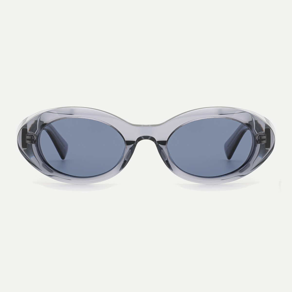 Esme crystal slate / slate blue sunglasses, front view