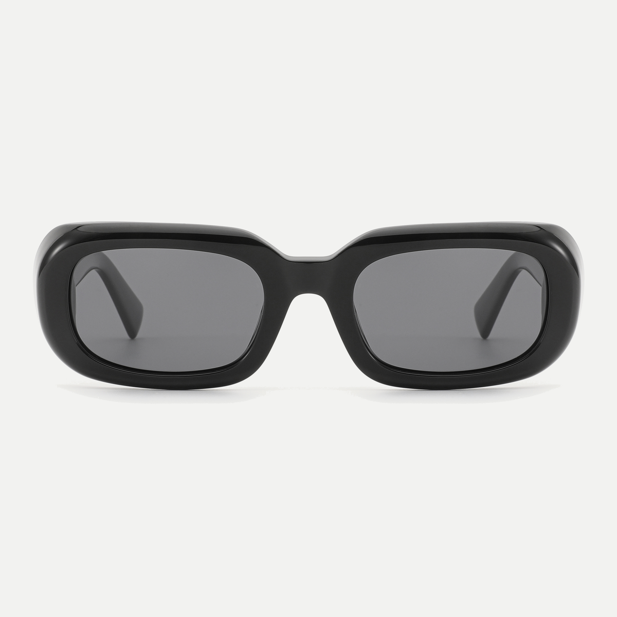 Jade black / smoke sunglasses, front view