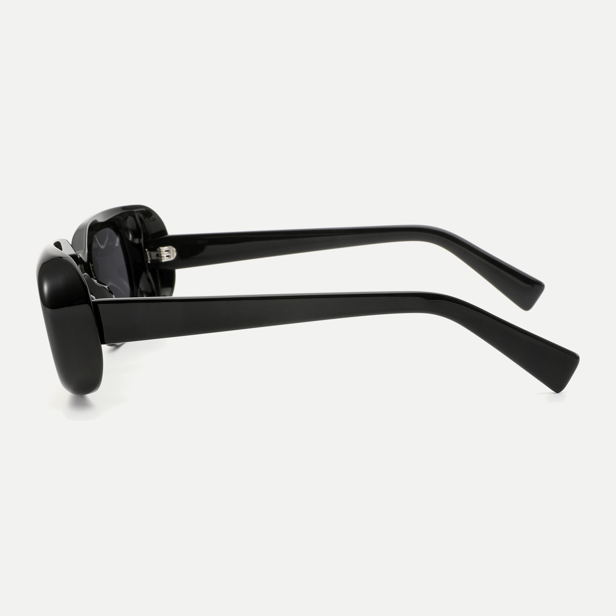 Jade black / smoke sunglasses, 90-degree side view