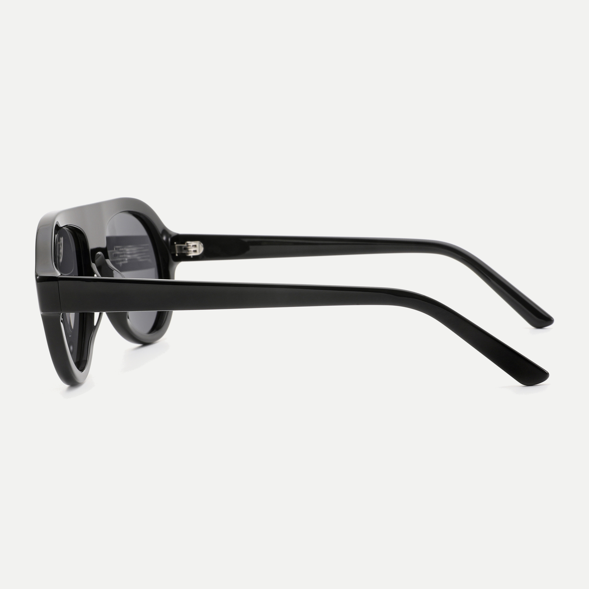 Harper black / smoke sunglasses, 90-degree side view