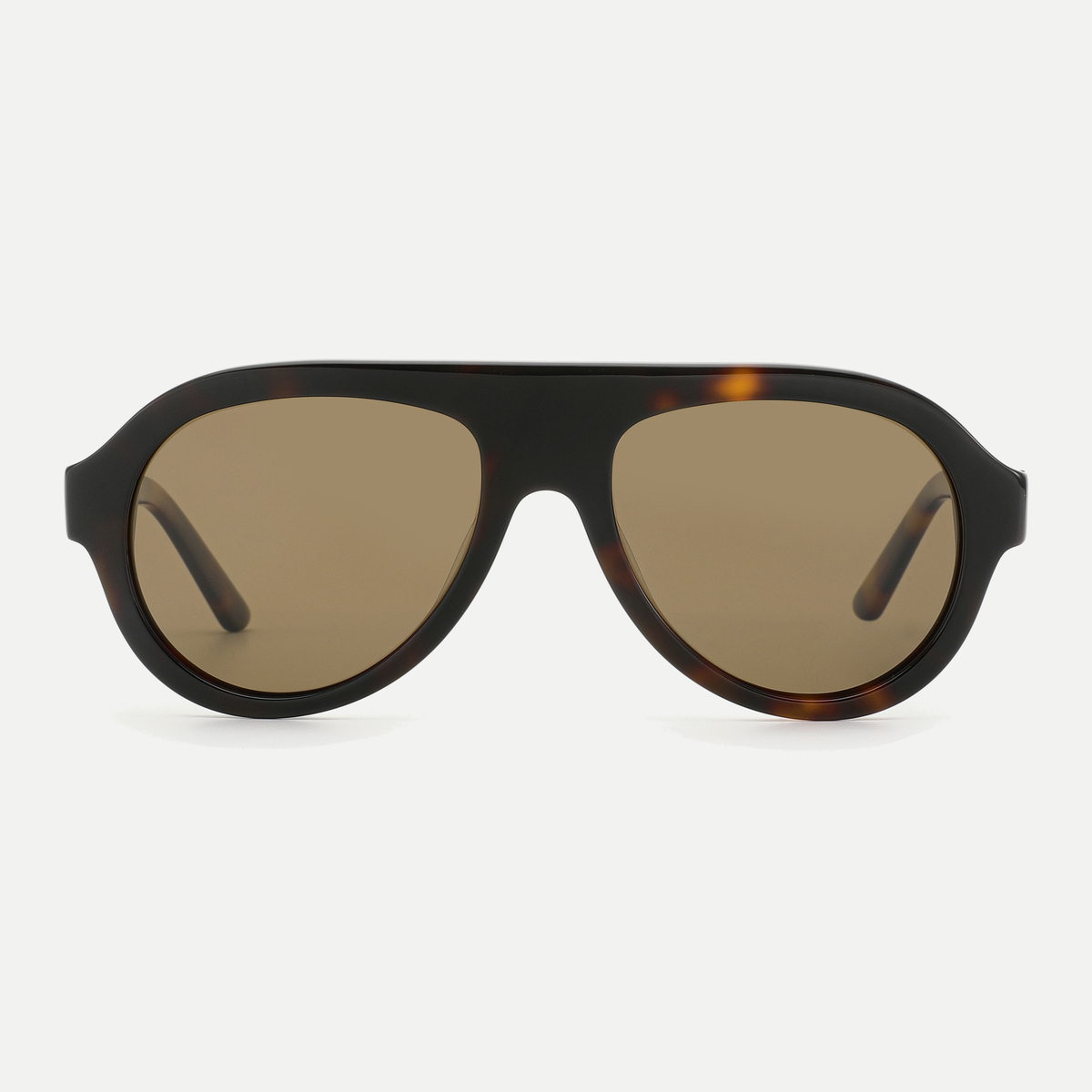 Harper amber tortoise / brown sunglasses, front view