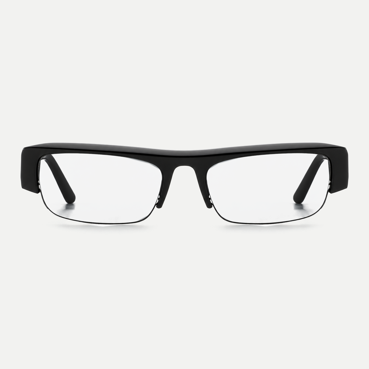 Anya black eyeglasses, front view