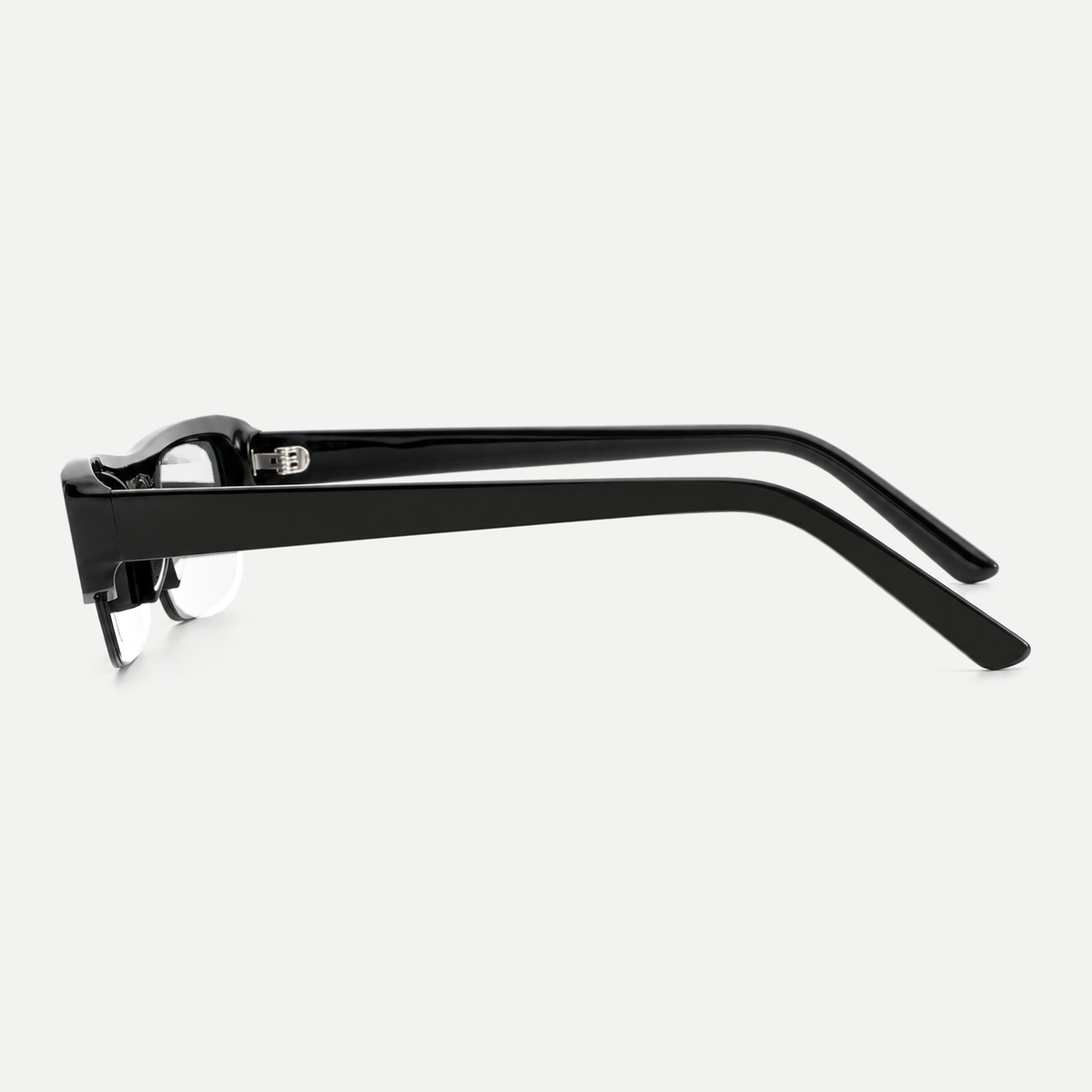 Anya black eyeglasses, 90-degree side view