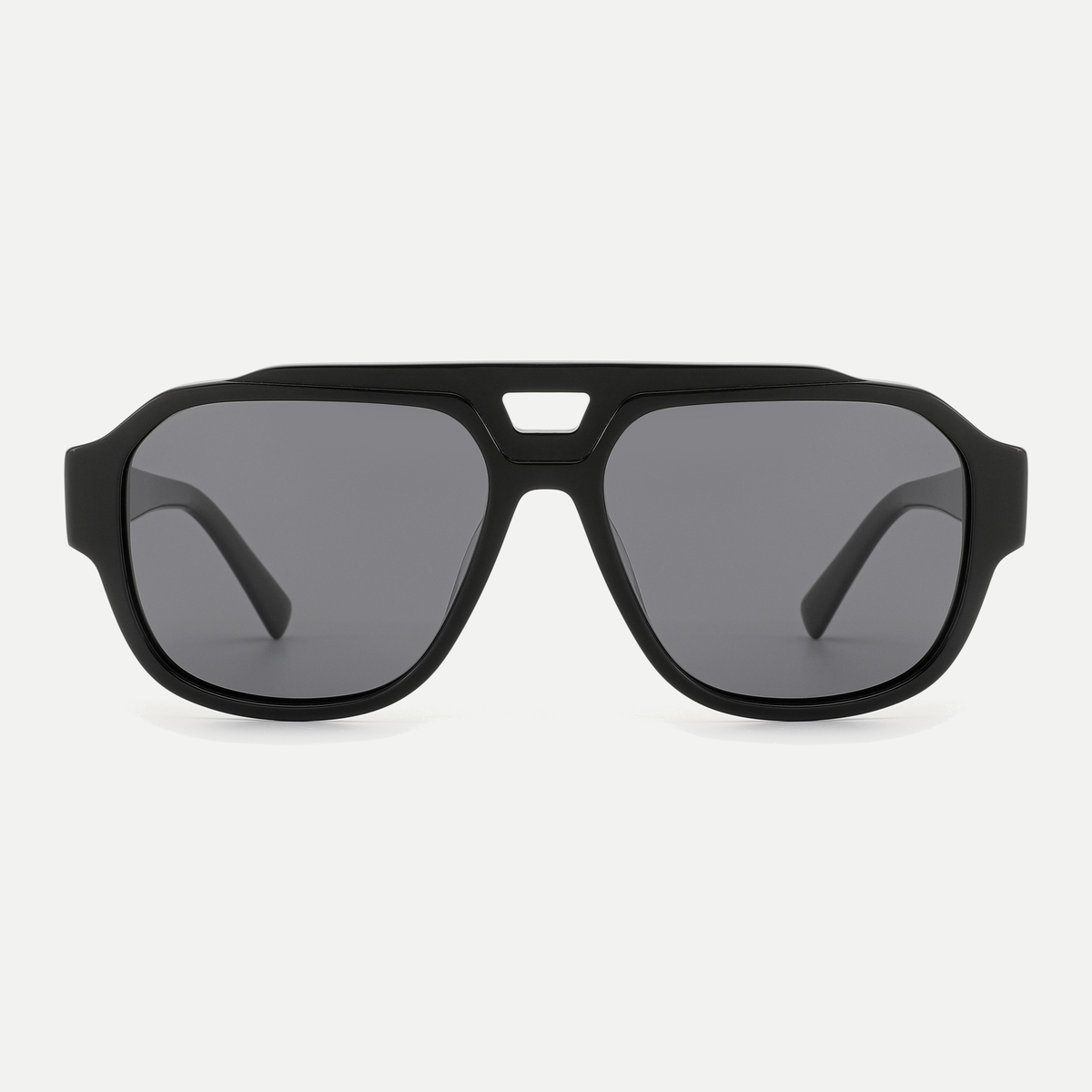 Phoenix black / smoke sunglasses, front view