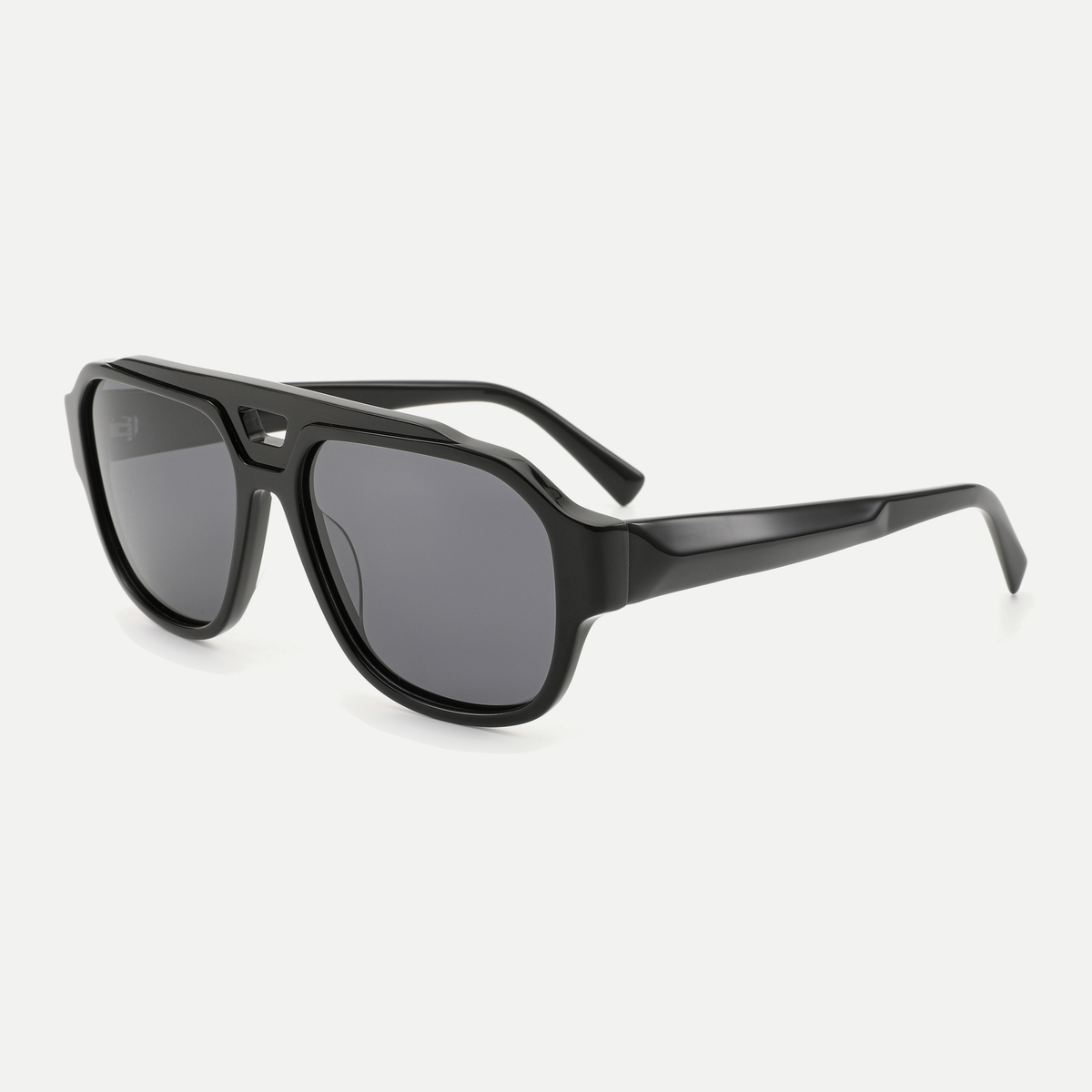 Phoenix black / smoke sunglasses, 45-degree view