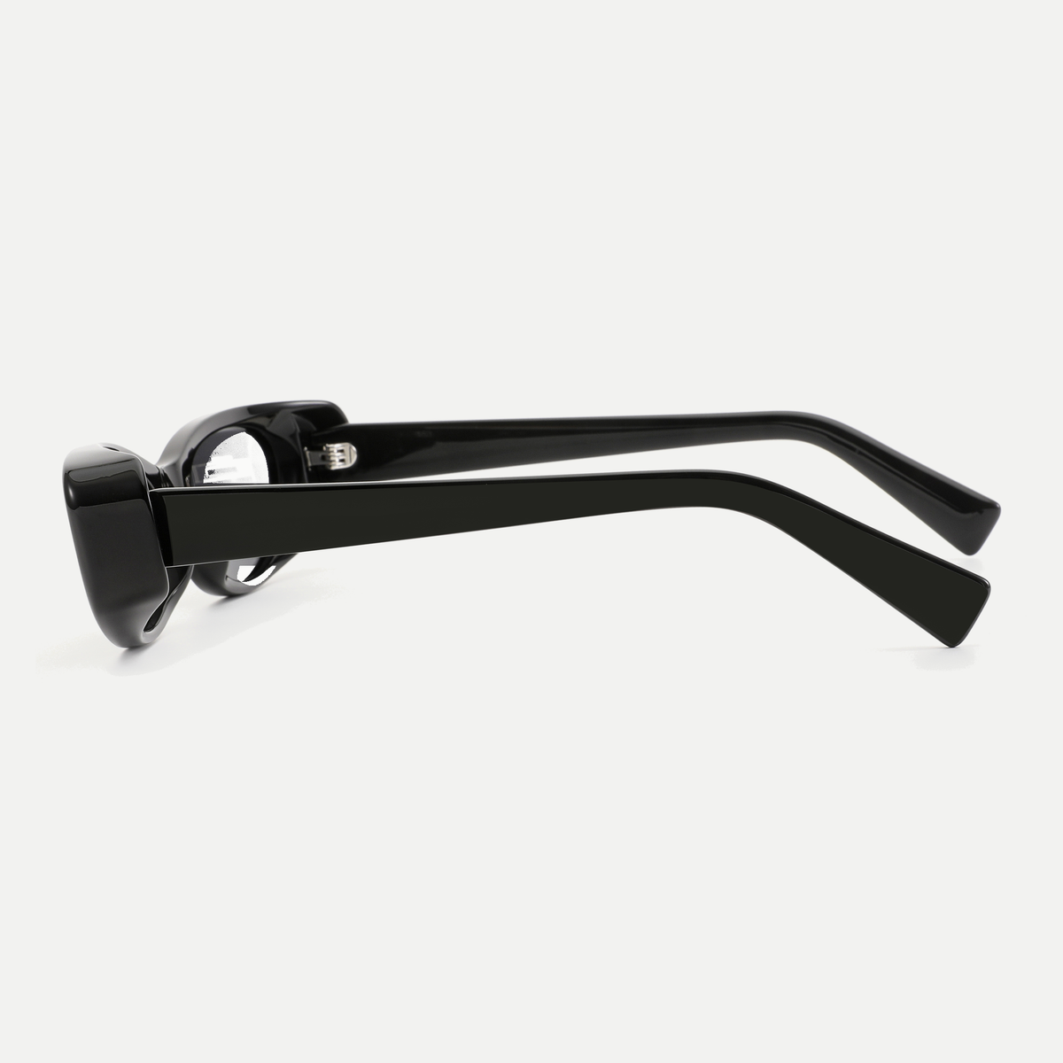 Daria black eyeglasses, 90-degree side view