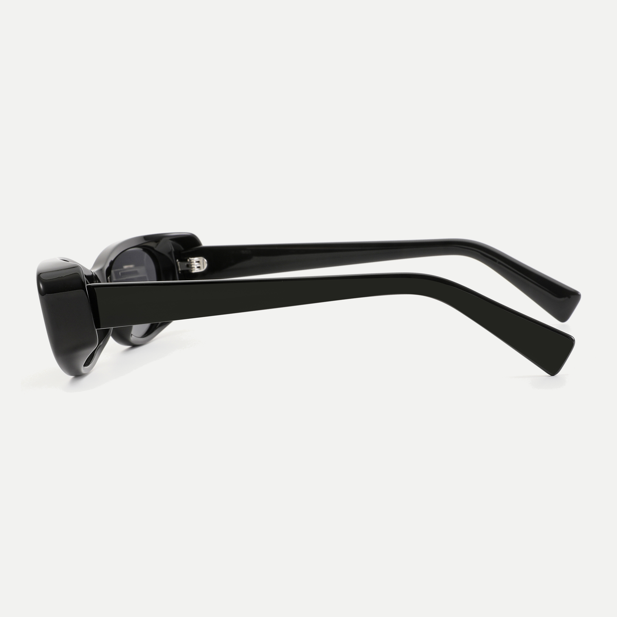Nova black / smoke sunglasses, 90-degree side view