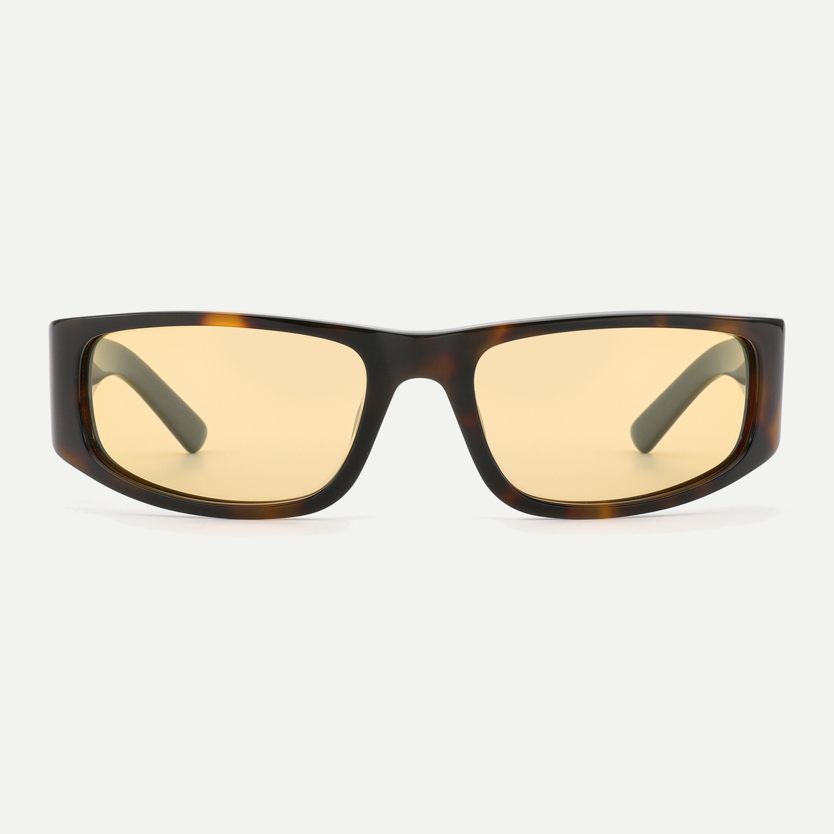 Sutton amber tortoise / yellow sunglasses, front view