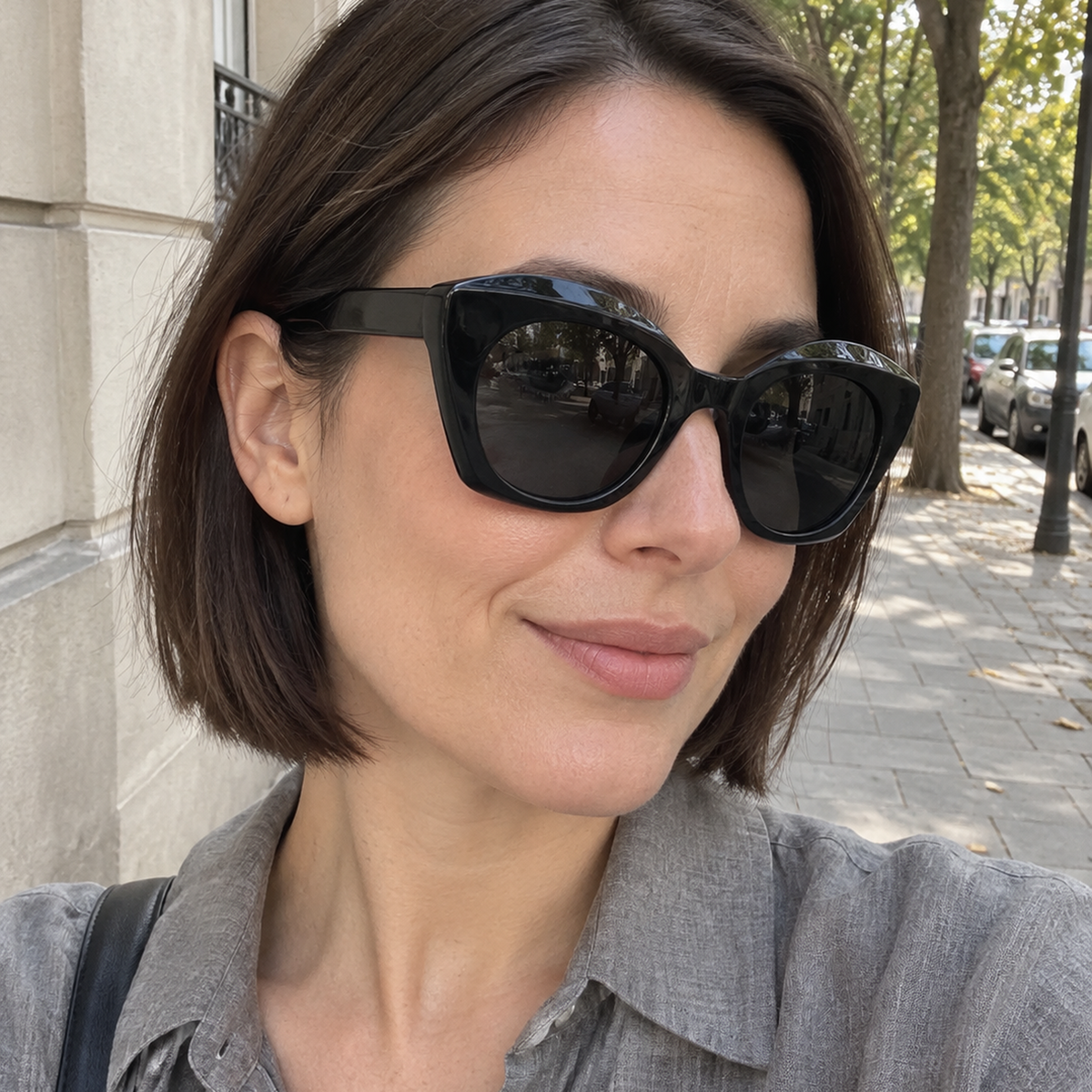 Amelie sunglasses - Black / Smoke - UGC