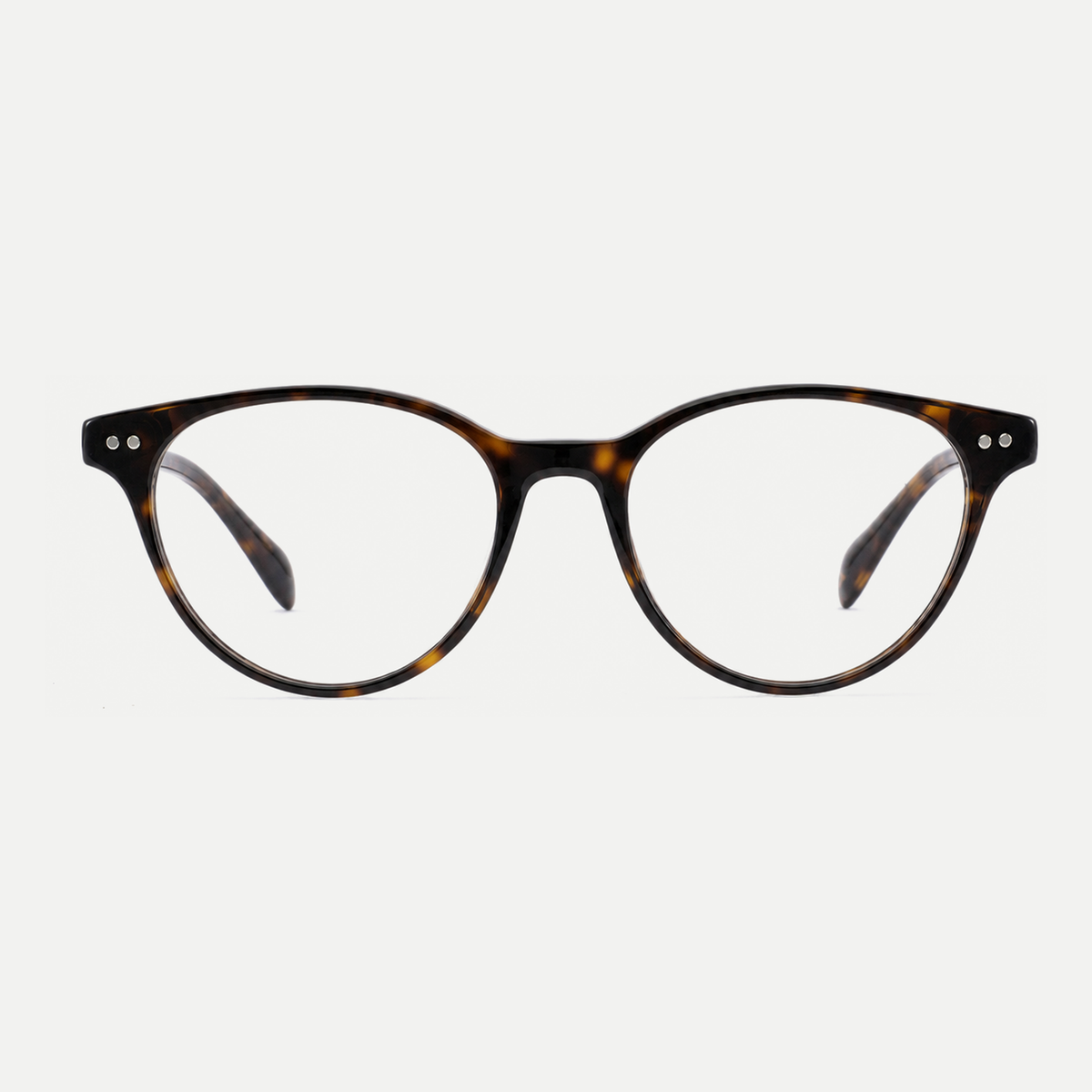 Sabine tortoise acetate eyeglasses, front view