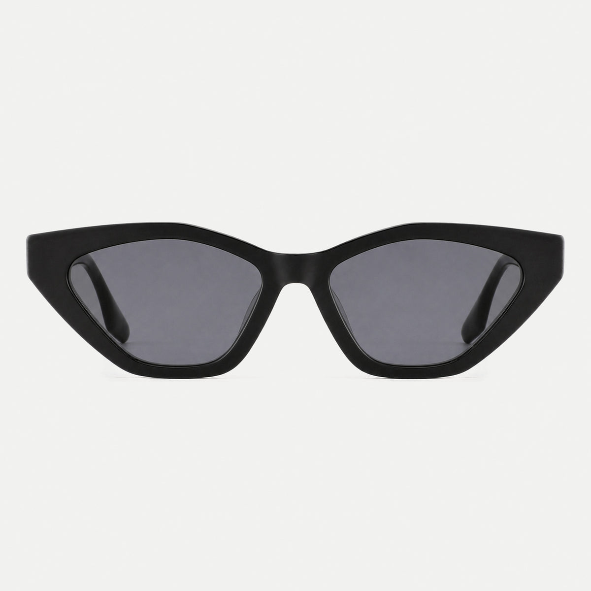 Vega sunglasses - Black / Smoke - front view