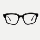 Tessa black acetate eyeglasses, front view