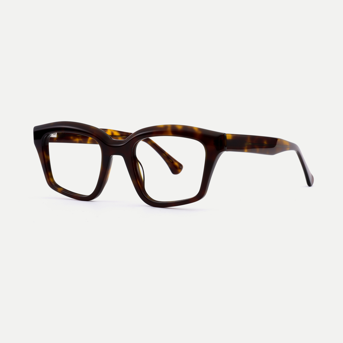 Tessa dark tortoise acetate eyeglasses, angled view