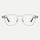 Nina crystal clear acetate eyeglasses, front view