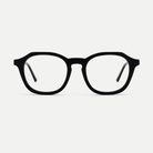 Elodie black acetate eyeglasses, front view
