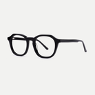 Elodie black acetate eyeglasses, angled view