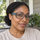 Thea smoke gray acetate eyeglasses, lifestyle wearing photo