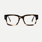 Ingrid tortoise acetate eyeglasses, front view