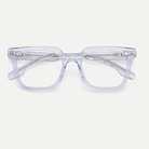 Odette crystal clear acetate eyeglasses, inner temple detail