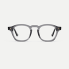 Sylvie crystal gray acetate eyeglasses, front view