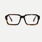 Ines tortoise acetate eyeglasses, front view